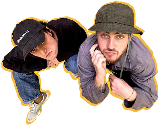 Les deux artistes principaux des Russian Village Boys