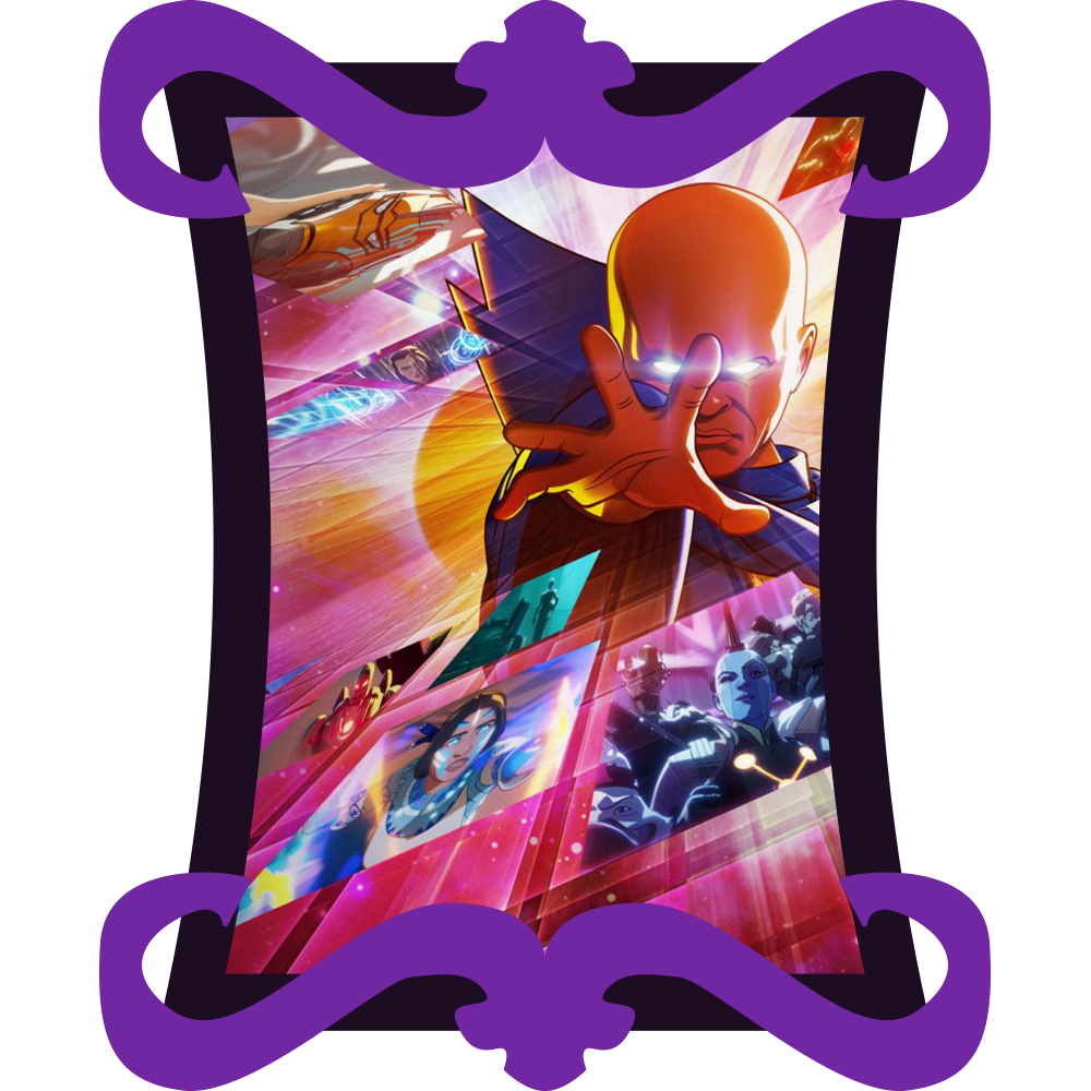 une affiche de what if saison 2 ou on voit le narrateur tendre sa main vers nous